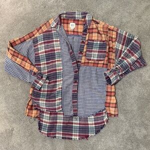 BDG Multicolor Plaid Button Down Shirt